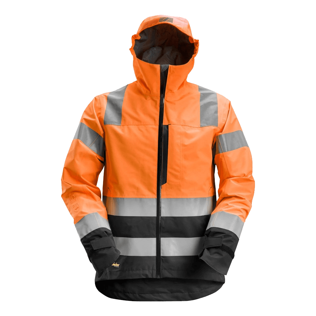 High-Vis Vanntett skalljakke, Klasse 3