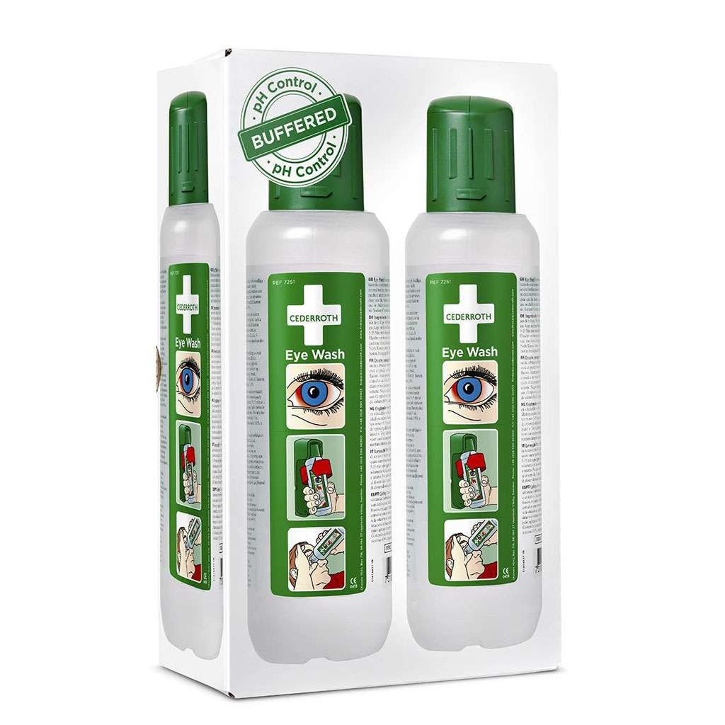 Cederroth øyedusjflaske 500ml 2pk
