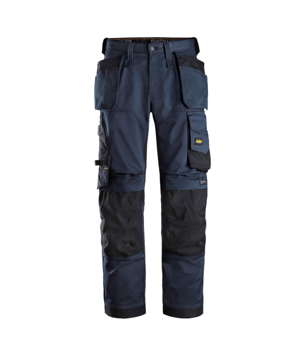 Snickers AllroundWork, Arbeidsbukse stretch med løs passform og hylsterlommer