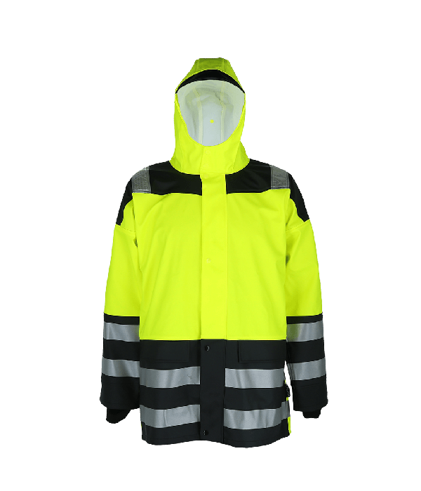 Gypsum regnjakke High Vis