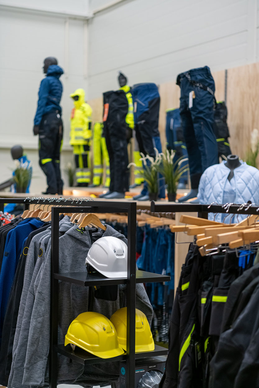 Arbeidstøy og utvalg