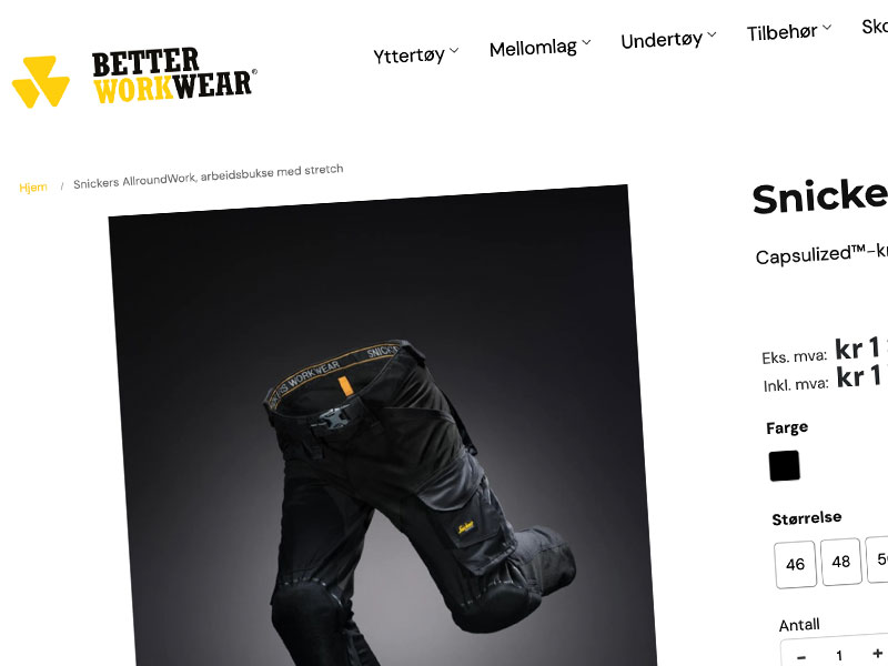 Bedriftsportal i bruk